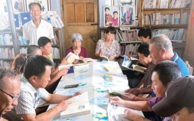 [중국] 마을 도서관은 농부들에게 책을 읽도록 영감을 줍니다.