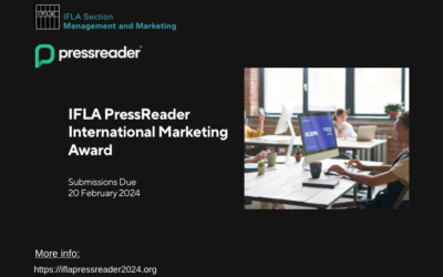 2024년 IFLA PressReader 국제 마케팅 상